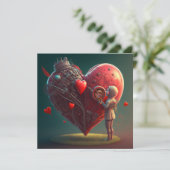Carte Sois mon Valentin (Debout devant)