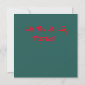 Carte Sois mon Valentin (Dos)