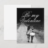 Carte Sois mon Valentin - Côte à côte (Devant / Derrière)