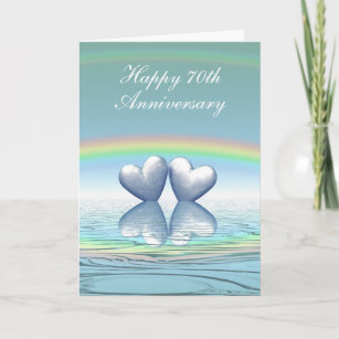 Invitations Faire Part Cartes Mariage Anniversaire 70 Ans Zazzle Be