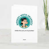 Carte Soixante-neuvième anniversaire drôle (Dos)