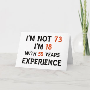 Carte soixante-treizième conceptions d'anniversaire