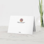 Carte Soixantième anniversaire (Dos)