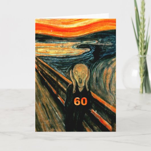 Carte soixantième Anniversaire (Devant)