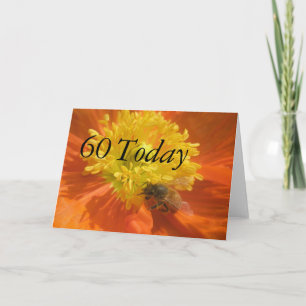 Carte Soixantième Anniversaire