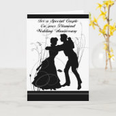 Carte Soixantième anniversaire de mariage (Fleur jaune)