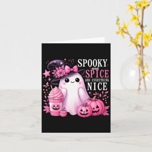 Carte Soky And Sce And Everything Nice Halloween Nk  (Fleur jaune)