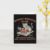 Carte Soky Biscuits Club Chat, Cuisson Halloween (Fleur jaune)