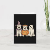 Carte Soky Ghost Great Pyrenees Pumpkin Halloween Dog Lo (Devant)