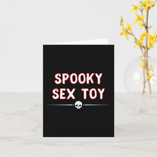 Carte Soky Toy - Goth pour petite amie ou épouse (Fleur jaune)
