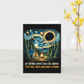 Carte Solaire Éclipse Mon Anniversaire Présenté Par Les (Fleur jaune)