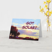 Carte SOLAIRE OBTENUE (Fleur jaune)