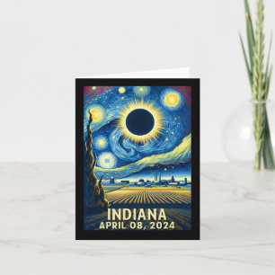 Carte Solar Eclipse 2024 Indiana Starry Night