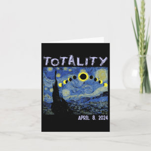 Carte Solar Eclipse 2024 Totalité Art Avril 8 Hommes Fem