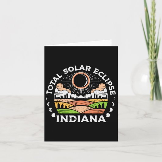 Carte Solar Eclipse 2024 Totalité Avril 8 Hommes Femmes (Devant)
