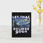 Carte Solar Eclipse Chemise Commémorative Van Gogh Plais (Fleur jaune)