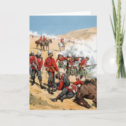 Carte Soldat britannique du XIXe siècle (Devant)