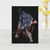 Carte soldat de marche : le jour de vétéran heureux (Fleur jaune)