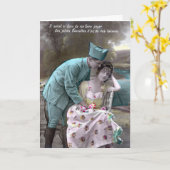 Carte Soldat et amoureux (Fleur jaune)