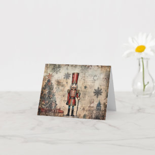 Carte Soldat vintage Nutcracker