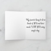 CARTE **SOLDAT** VOUS ENVOYANT "MON AMOUR" (Intérieur)