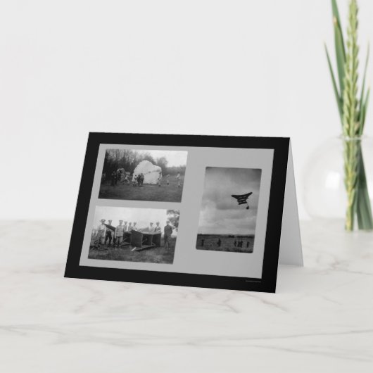 Carte Soldats britanniques avec le cerf-volant et le (Devant)