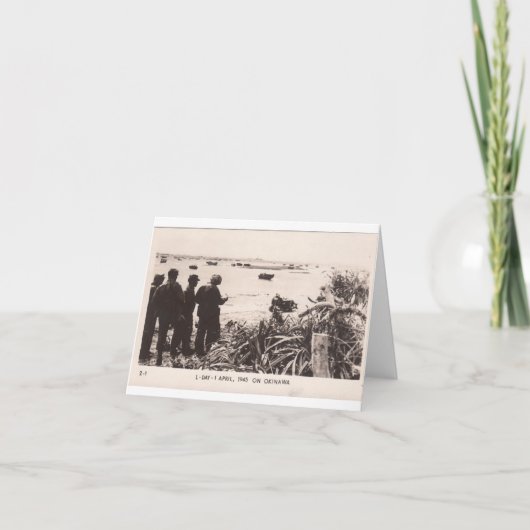 Carte Soldats d'Américain de la deuxième guerre mondiale (Devant)