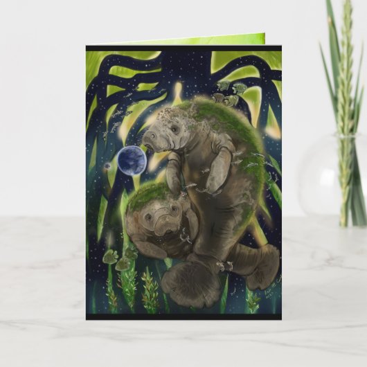 Carte Solde fragile Manatee (Devant)