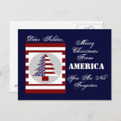 CARTE SOLDIER NOËL (Devant / Derrière)