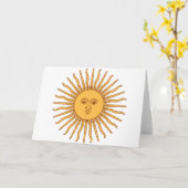 Carte Soleil argentin (Fleur jaune)