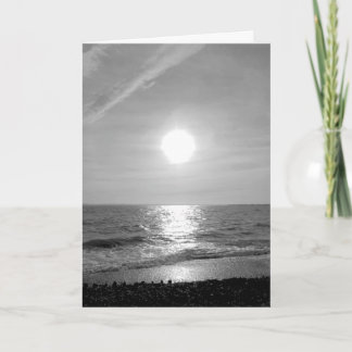 Carte Soleil Brillant sur la Mer