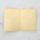 Carte Soleil - (Carte de voeux vierge) (Intérieur)