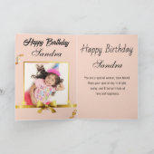 Carte Soleil coloré Joyeux anniversaire (Intérieur)