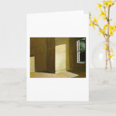 Carte Soleil dans une pièce vide - Edward Hopper (Fleur jaune)