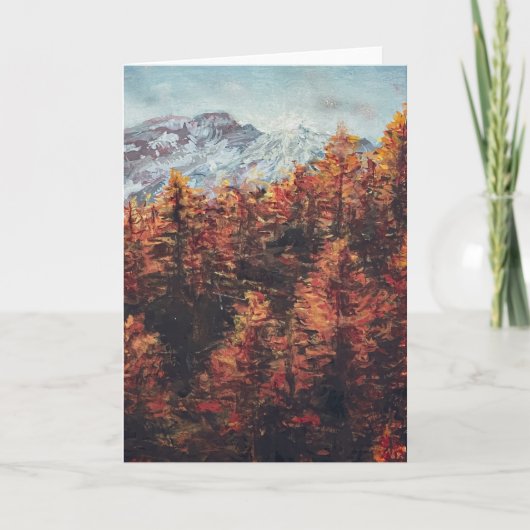 Carte Soleil d'automne (Devant)