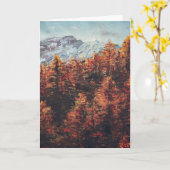 Carte Soleil d'automne (Fleur jaune)