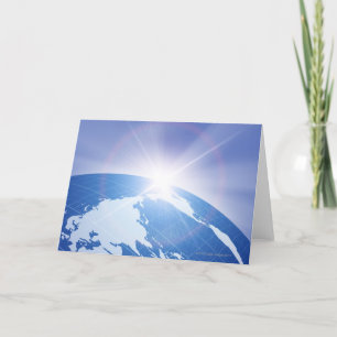 Carte Soleil derrière la Terre