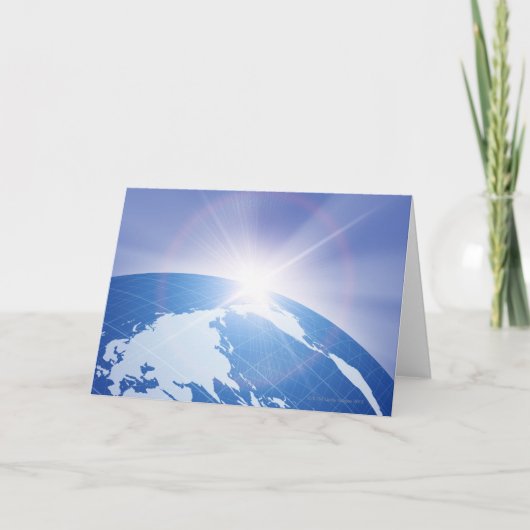 Carte Soleil derrière la Terre (Devant)