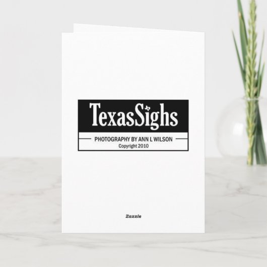 Carte "Soleil d'hiver " (Dos)