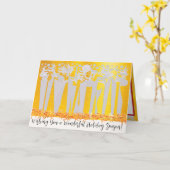 CARTE SOLEIL ! ENSOLEILLEMENT! VACANCES À CENTRAL PARK ! (Fleur jaune)