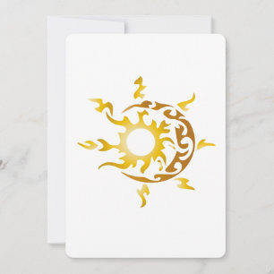 Carte soleil et lune