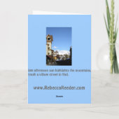 Carte Soleil et neige Vail, le Colorado (Dos)