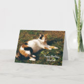 Carte Soleil personnalisé pour le chat Calico (Devant)