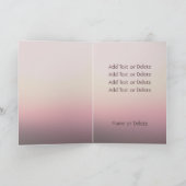 Carte Soleil Silhouette Amour, Amitié, Appréciation (Intérieur)