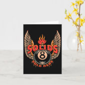 Carte Solides Billiards 8 billes vendus ici (Fleur jaune)