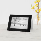 Carte Solitude Holiday (Fleur jaune)