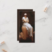 Carte Solitude (par Frederic Leighton) (Devant/Arrière en situation)