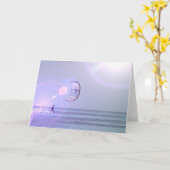 Carte Solo Kiteboard Greeting Card (Fleur jaune)