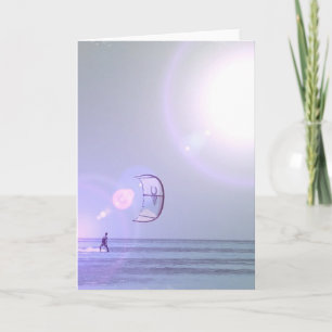 Carte Solo Kiteboard Greeting Card