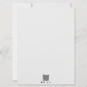 Carte Solo Pink Christmas Tree et Golden Star Flat Card (Dos)